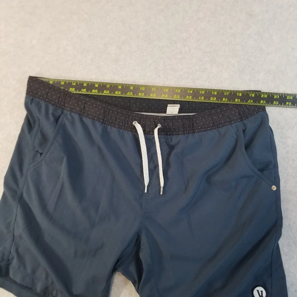 Vuori Navy Blue Men’s Swim Board Shorts